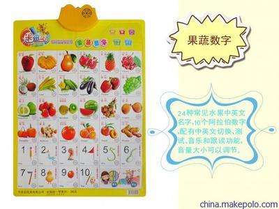卡迪龙语音挂图 厂家直销的益智早教新选择，让学习“有声有色”